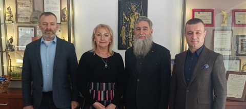 prof. dr hab. Arkadiusz Żukowski, dr hab. Krzysztof Żęgota, prof. UWM oraz dr hab. Wojciech Kotowicz na posiedzeniu LGD9