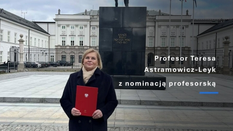 Profesor Astramowicz-Leyk z nominacją profesorską