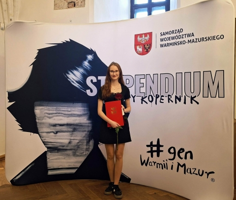 Katarzyna Woźniak otrzymała stypendium