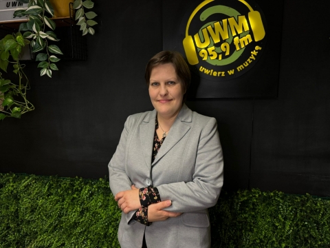 Agnieszka Żejmo w radiu UWM FM