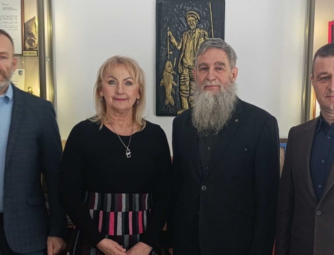 prof. dr hab. Arkadiusz Żukowski, dr hab. Krzysztof Żęgota, prof. UWM oraz dr hab. Wojciech Kotowicz na posiedzeniu LGD9