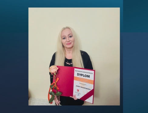 Dr Alicja Joanna Siegień-Matyjewicz z dyplomem