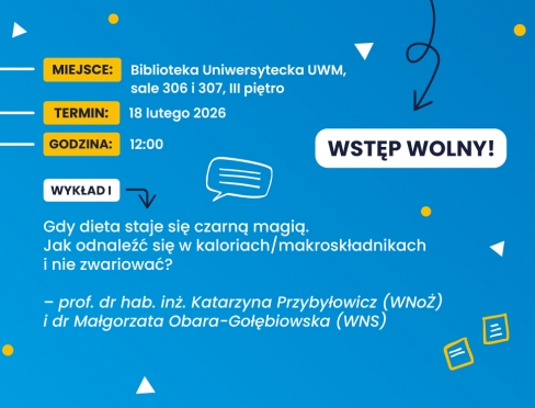 Naukowe środy - informacja o spotkaniu 18 lutego