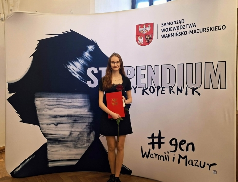 Katarzyna Woźniak otrzymała stypendium